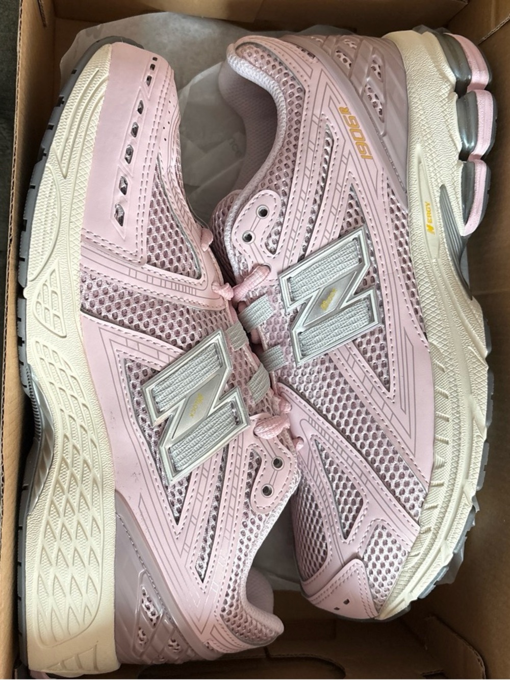 New Balance Women's Pink Mesh Running Shoes